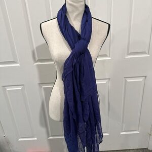 Good Condition | Rare! Original VELA Astro Indigo Woven Modal Scarf/Hijab